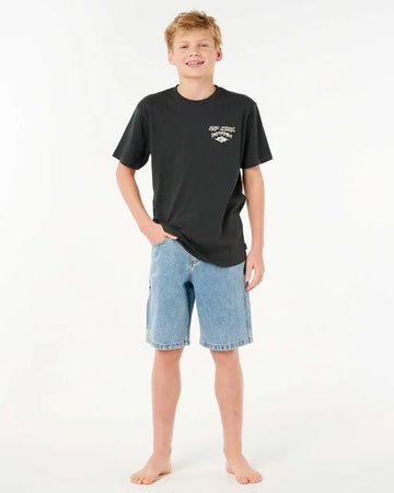 Rip Curl Boys Hyped Up Denim Walkshort - Washed Blue